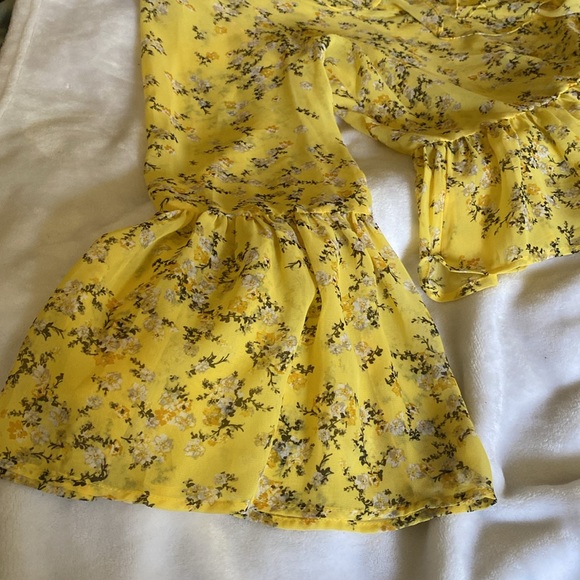 INC sheer floral boho blouse NWT Small Macys - Picture 5 of 9